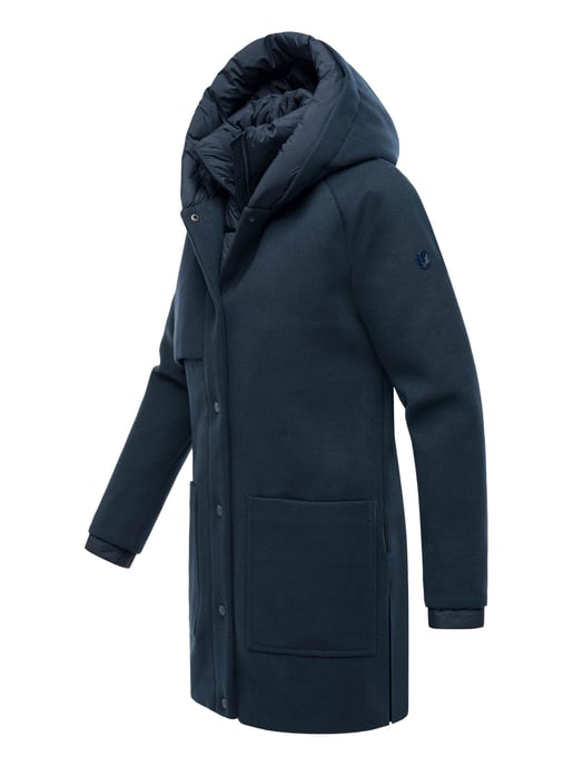 Navahoo Flauschwunder dames wintermantel met afneembare kraag - Image 2