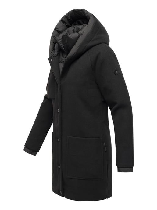 Navahoo Flauschwunder dames wintermantel met afneembare kraag - Image 2