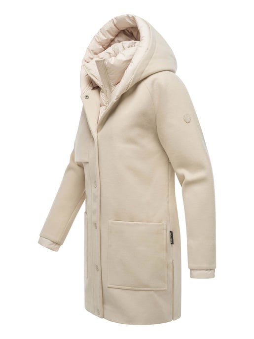 Navahoo Flauschwunder dames wintermantel met afneembare kraag - Image 2