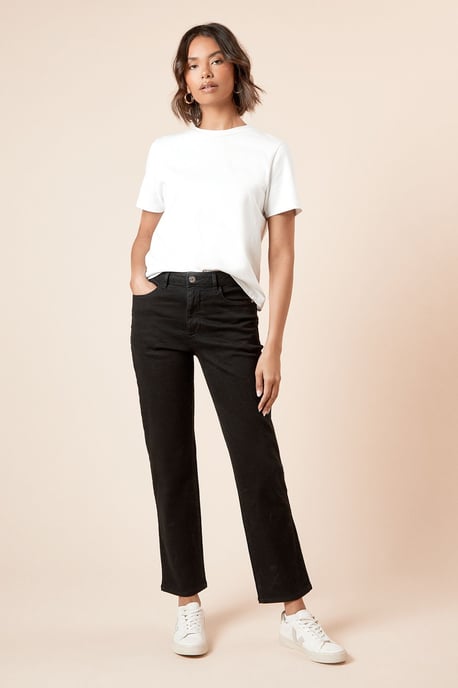 High Rise Straight Leg Jean - Image 1
