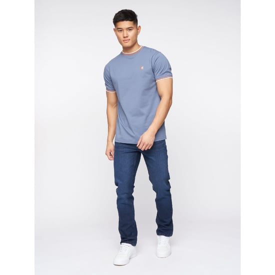Men's Crosshatch Malcom Slim-Fit Jeans in Blue - Image 3
