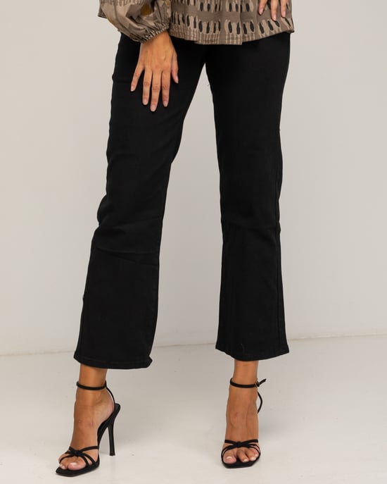 Brede pijpen basic jeans - Image 4