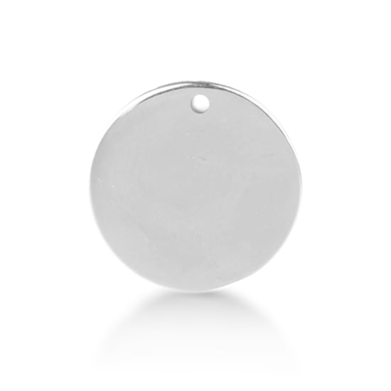 Luxenter 925 Sterling zilveren gerhodineerde hanger - Ring - Image 1