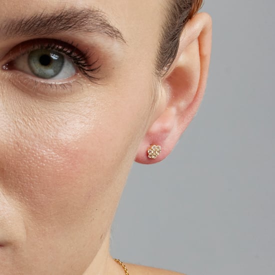 Luxenter örhängen i 925 sterling silver och briljerande zirkonia avslutade i 18k gult guld - Oris - Image 2