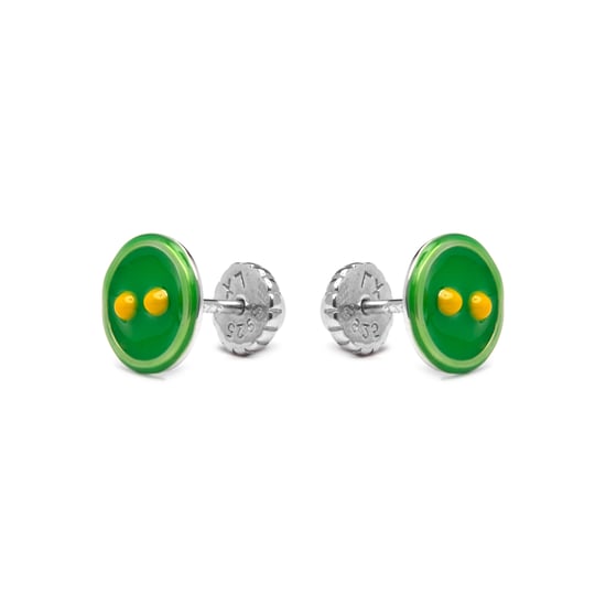 Luxenter 925 Sterling Silver rhodiumbelagda örhängen - Lyros - Image 3