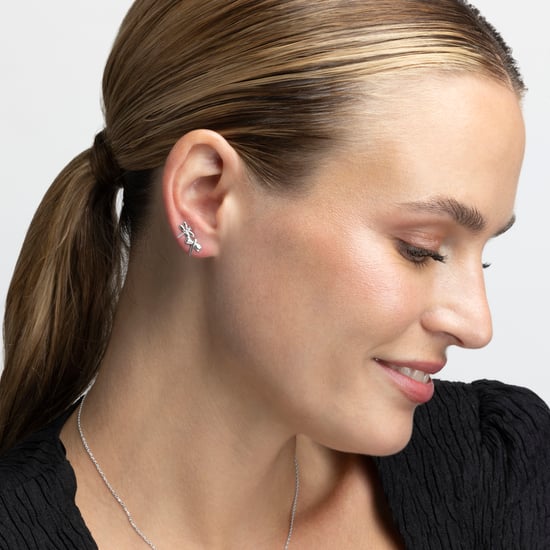 Luxenter 925 Sterling Silver rhodiumbelagda örhängen - Essential - Image 2