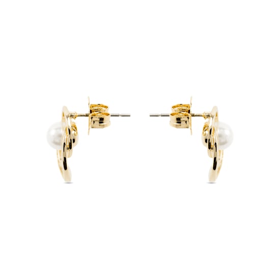 Luxenter Oorbellen met 18k goudfinish witte parel - Lebya - Image 3