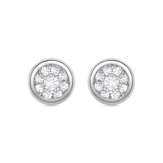 Luxenter Rhodiumbelagda Brilliantzirkoniaörhängen - Zasul - Image 1