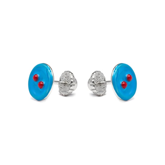 Luxenter 925 Sterling Silver rhodiumbelagda örhängen - Lyros - Image 3