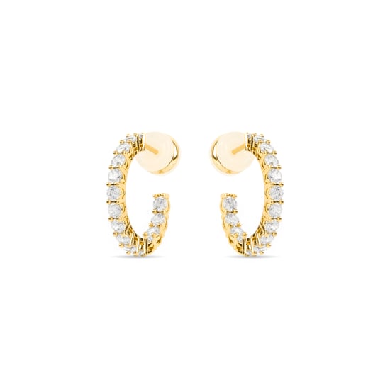 Luxenter Örhängen med glansig 18k guldfinish Zirkonia - Chenfa - Image 3