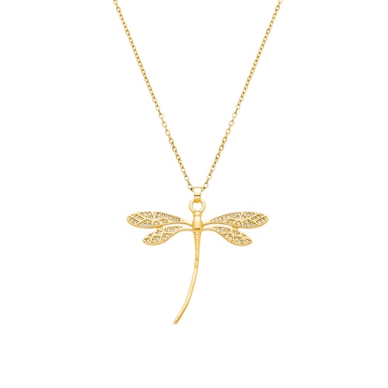 Luxeketting met glanzende 18K gouden afwerking Zirkonia - Kual - Image 1