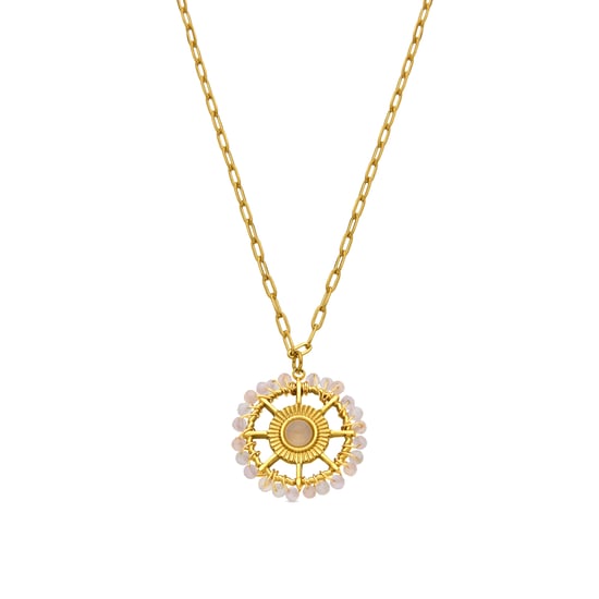 Luxenter Halsband med Glittrande Zirkonia 18k guldfinish - Yakde - Image 1