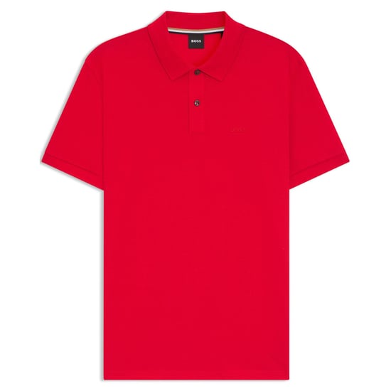 Men's Boss Pallas Polo Shirt in Red - Image 5