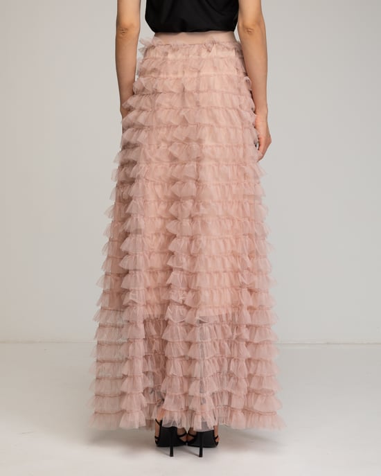 Lange rok met tule ruches - Image 3