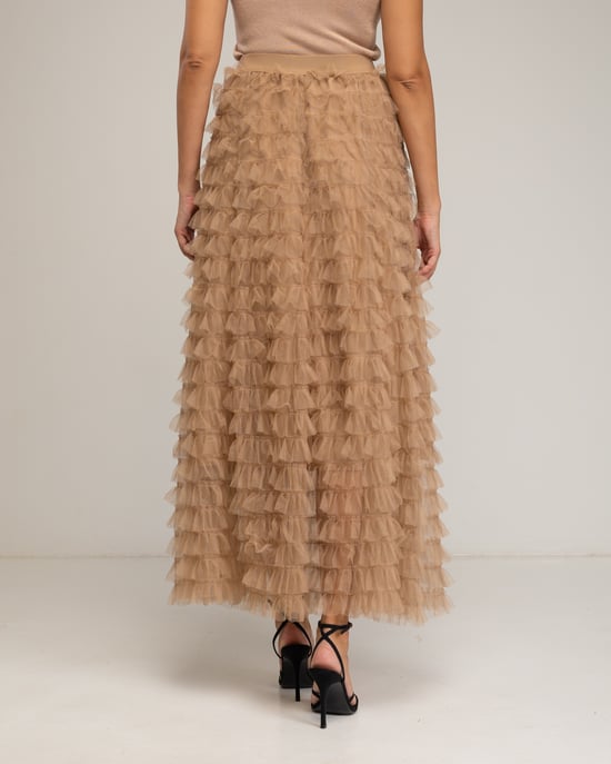 Lange rok met tule ruffles - Image 3