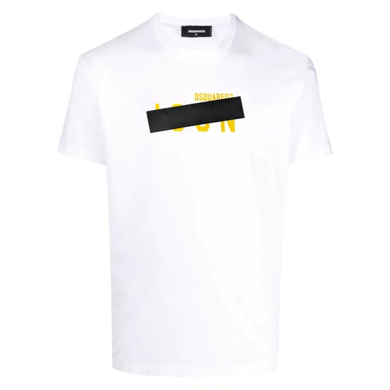 Dsquared2 Mens T Shirts D2 Icon Patch Regular Fit Short Sleeve Summer Cotton Tee - Image 4