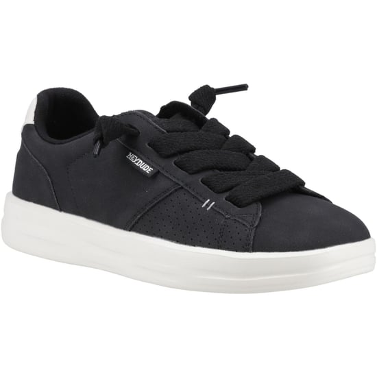 HEYDUDE Karina Duo Classic Polyurethaan Dames Zwarte Sneakers - Image 1