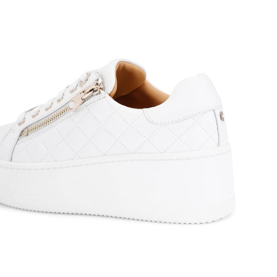 Carvela Leather Connected Zip Sneakers - Image 3