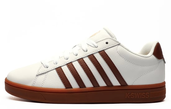 K-Swiss Court Tiebreak II Mens Leather Trainers - Image 1