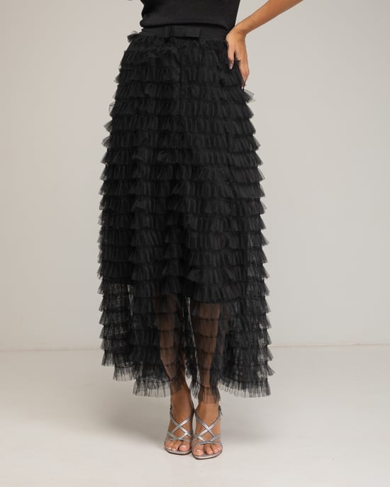 Lange rok met tule ruffles - Image 2