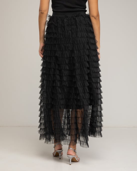 Lange rok met tule ruffles - Image 3