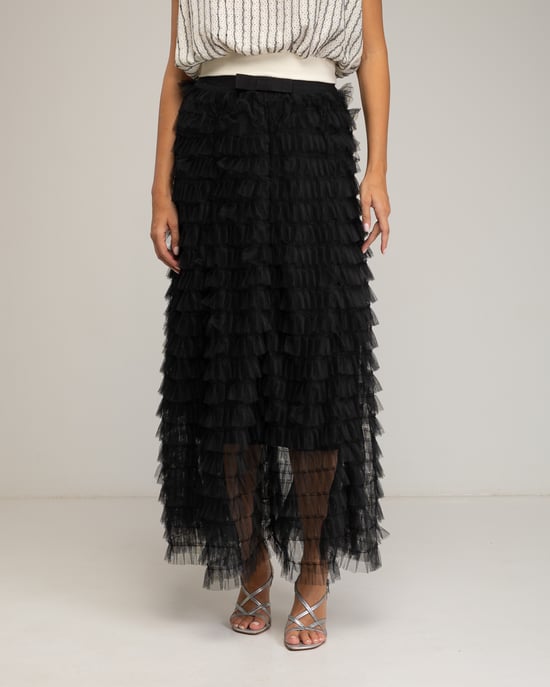 Lange rok met tule ruffles - Image 4