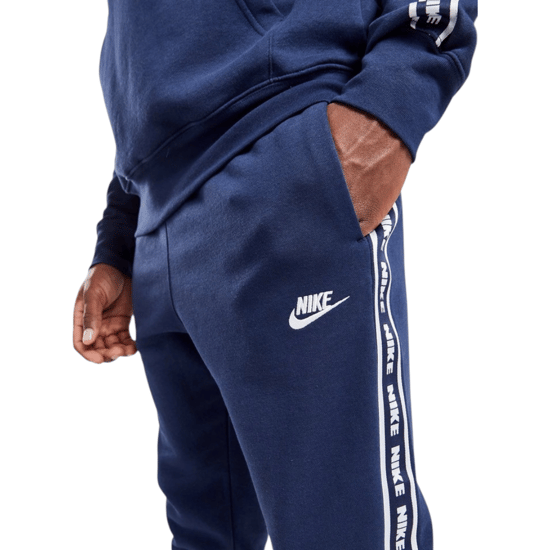 Nike Aries Club Tape Mens Joggers Midnight Navy - Image 2
