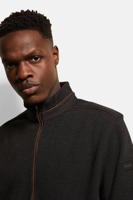 Bugatti Herren Sweatjacke aus Baumwoll-Mix - Image 4