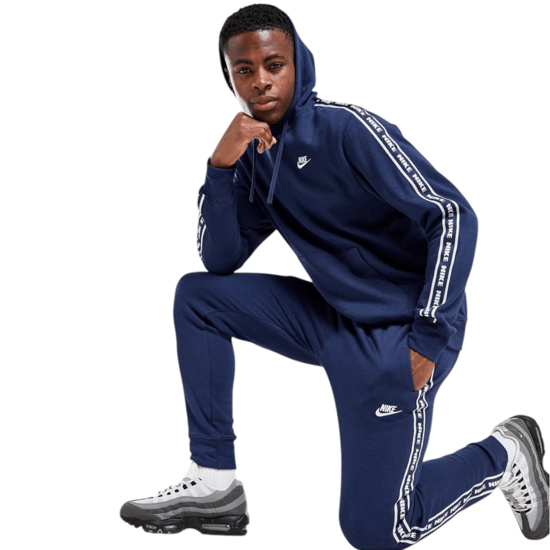 Nike Aries Club Tape Mens Tracksuit In Midnight Navy - Image 6