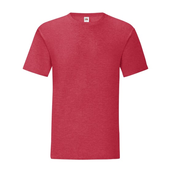 Fruit of the Loom Unisex Adult Iconic Heather T-Shirt (Heather Red) - Image 1