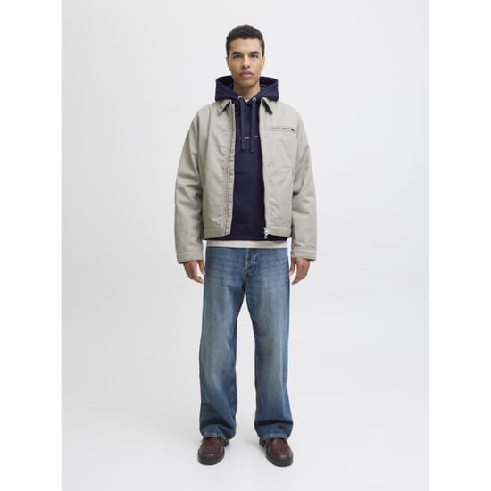 Jack & Jones jornorrebro emb sweat hood noos 12282861 ocean cavern - Image 2