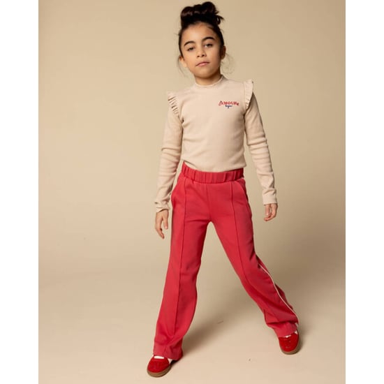 Looxs Revolution T-shirt rib jersey soft sand voor meisjes in de kleur - Image 2