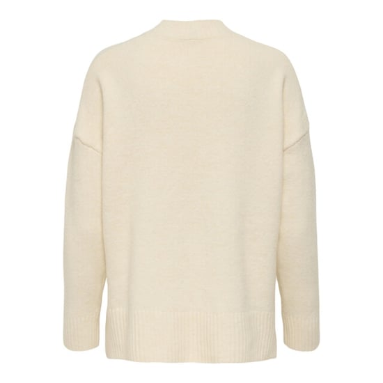 Only Onlhazel ls highneck overs pull knt noos ecru - Image 3