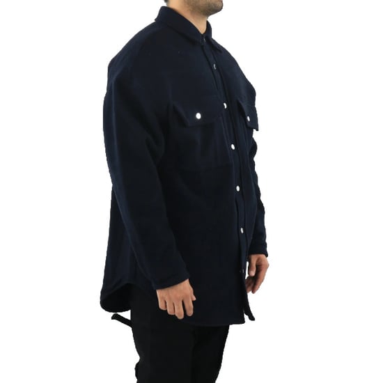 AMBUSH Heren oversized shirt coat navy blu - Image 2
