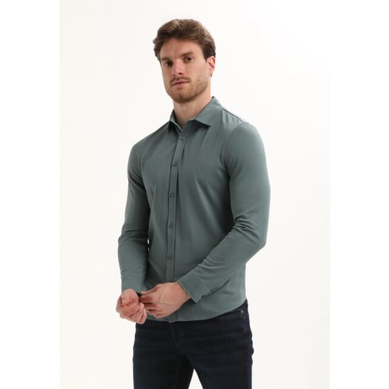 Gabbiano Heren overhemd 333510 5703 teal blue - Image 1