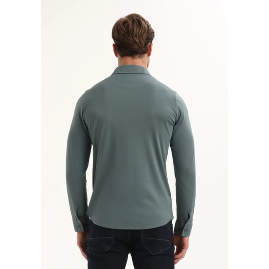 Gabbiano Heren overhemd 333510 5703 teal blue - Image 3