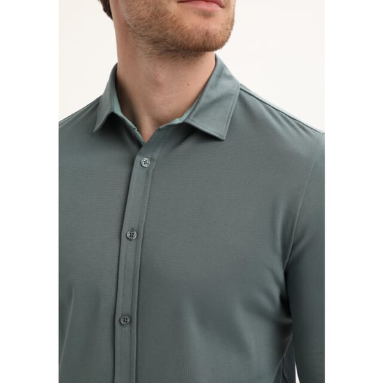 Gabbiano Heren overhemd 333510 5703 teal blue - Image 5