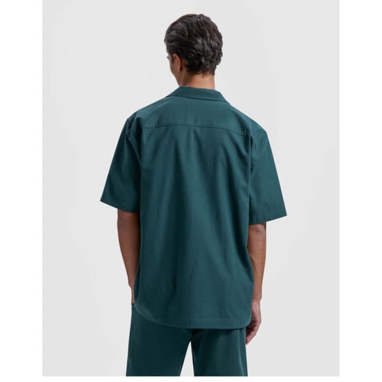 Olaf Hussein Linen camp shirt ss korte mouw overhemden m200301 - Image 4
