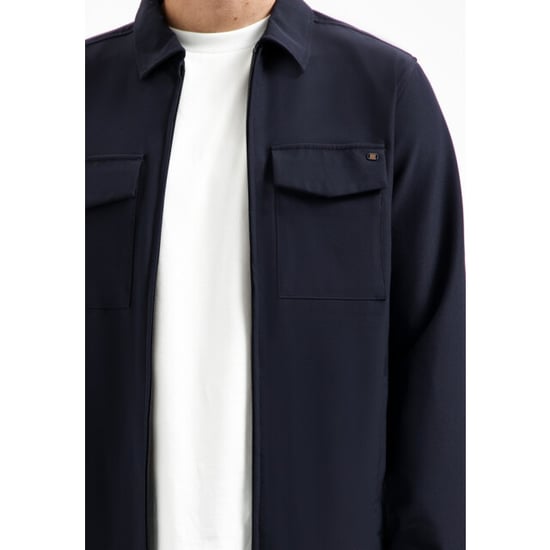 No Excess Overshirt full zipper stretch sedoc licht - Image 4