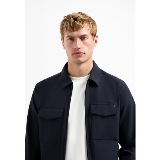 No Excess Overshirt full zipper stretch sedoc licht - Image 6