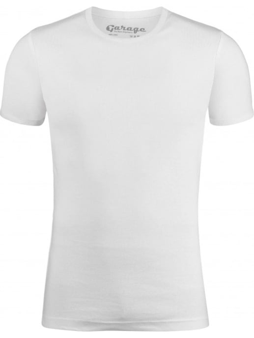 Garage Semi bodyfit t-shirt r-neck white - Image 1