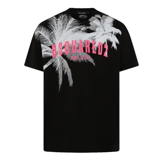 Dsquared2 Heren d2 palms slouch tee - Image 1