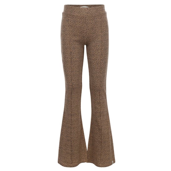 Looxs Revolution Flared broek rib jersey mini leopard voor meisjes in de kleur - Image 1