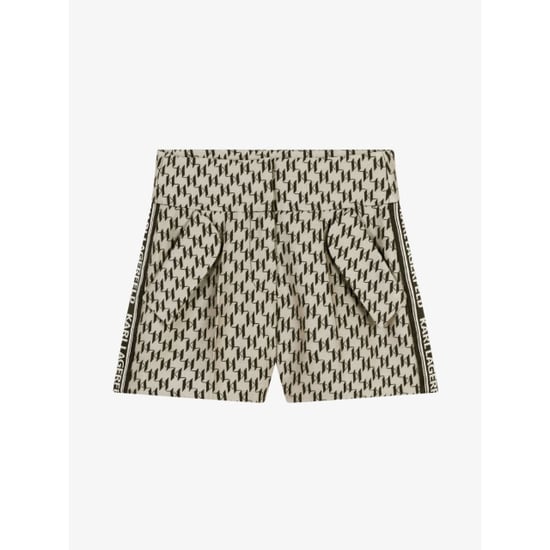 Karl Lagerfeld Meisjes short zwart beige - Image 1