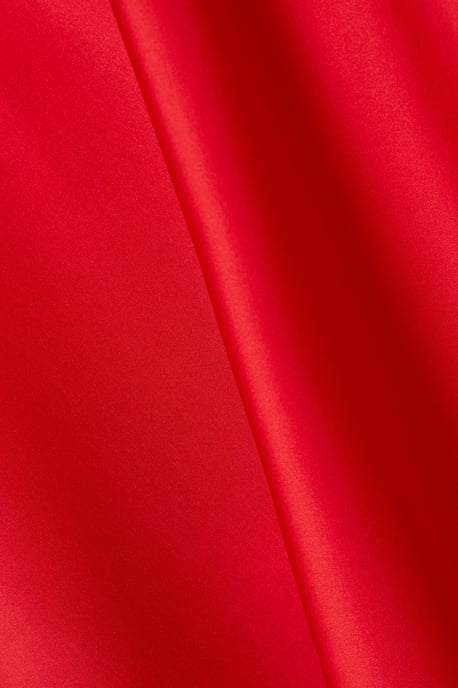 Red Asymmetric Midi Dress - Image 6