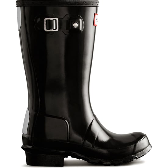 Hunter Junior Originals Gloss Boot Rubber Kinder Zwarte Wellingtonlaarzen - Image 4