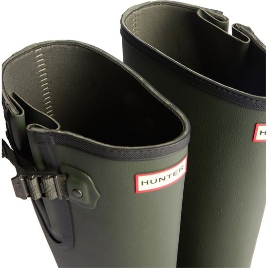 Hunter Field Downpour Boot Rubber Dames Donkergroen/Zwart Wellingtonlaarzen - Image 5