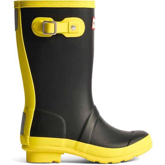 Hunter Junior Originals Rubberlaarzen Kinderen Zwart/Verlicht Geel - Image 4