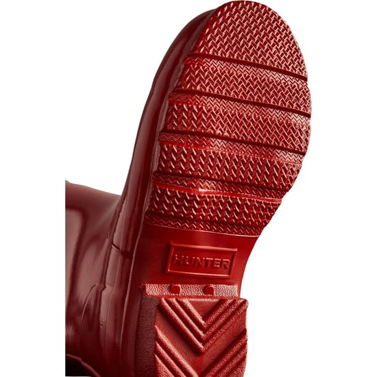 Hunter Junior Originals Glanzende Rubber Kinder Wellingtonlaarzen Military Rood - Image 3