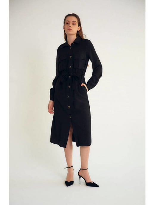 Robin-Collection Lange jurk m34769 - Image 3